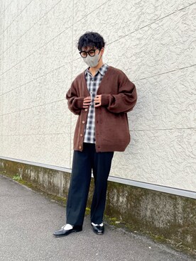 「CPCM」｜「アイテム（カーディガン/ボレロ）」を使った、kaiseiさん（メンズ・166cm）の秋コーディネート