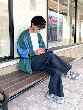 「CPCM」｜「アイテム（カーディガン/ボレロ）」を使った、kaiseiさん（メンズ・166cm）の秋コーディネート