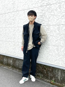 「CPCM」｜「アイテム（ベスト）」を使った、kaiseiさん（メンズ・166cm）の夏コーディネート