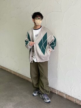 「CPCM」｜「アイテム（カーディガン/ボレロ）」を使った、kaiseiさん（メンズ・166cm）の秋コーディネート