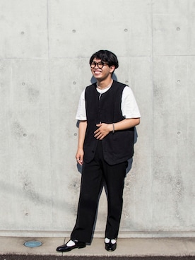 「UNIQLO U」｜kaiseiさん（メンズ・166cm）の夏コーディネート