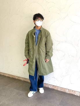 「CPCM」｜「アイテム（モッズコート）」を使った、kaiseiさん（メンズ・166cm）の秋コーディネート