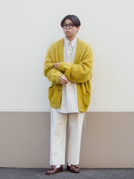 「markaware（マーカウェア）のアイテム（スラックス）」を使った、kaiseiさん（メンズ・166cm）の冬コーディネート