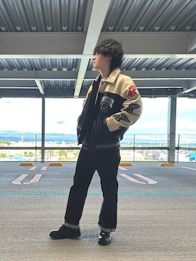 「アイテム（スタジャン）」を使った、👦🏻Kento👦🏻さん（メンズ・163cm・20代）の夏コーディネート