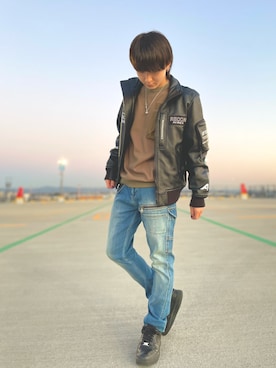 👦🏻Kento👦🏻さん（メンズ・163cm）の冬コーディネート