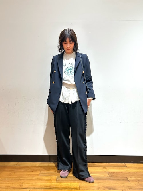 別注』crinkle crinkle crinkle×URBAN RESEARCH FRILL TRACK PANTS