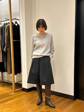 「URBAN RESEARCH（アーバンリサーチ）のアイテム（ニット/セーター）」を使った、サ トさん（レディース・167cm）の秋コーディネート