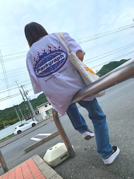 「Paragraph（パラグラフ）のアイテム（バッグ）」を使った、ﾙﾅさん（レディース・155cm）の秋コーディネート