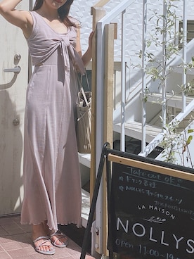 「PROPORTION BODY DRESSING（プロポーションボディドレッシング）のアイテム（ワンピース/ドレス）」を使った、MIさん（レディース・156cm）の秋コーディネート
