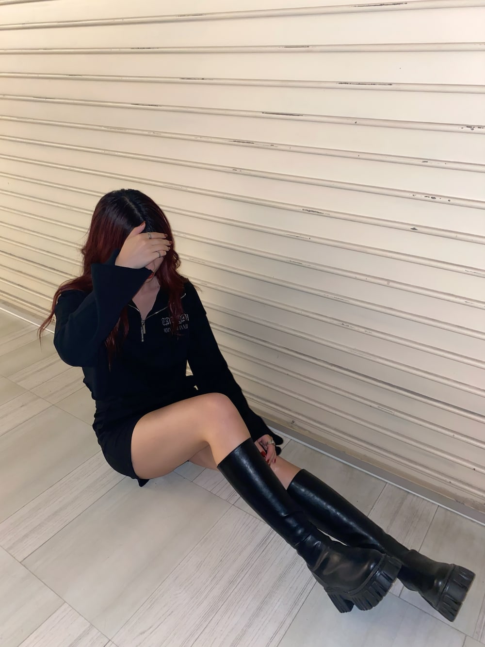 (未使用)ENVY トラックソールロングブーツ　早い方から！ 未使用)ENVY トラックソールロングブーツ 早い方から！