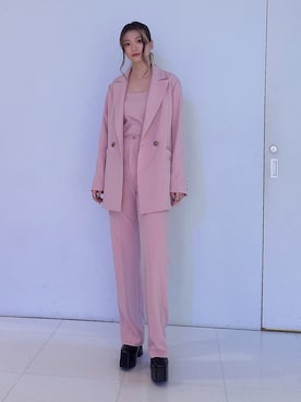 「ENVYM（アンビー）のアイテム（テーラードジャケット）」を使った、MYUさん（レディース・165cm）の冬コーディネート