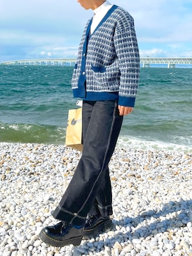 「NEUNA（ヌナ）のアイテム（パンツ）」を使った、じん【学生】さん（メンズ・178cm）の秋コーディネート