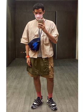 「CABANE de ZUCCa（カバンドズッカ）のアイテム」を使った、Julio  さん（メンズ・189cm）の春コーディネート