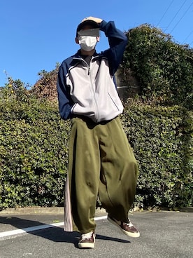 「NIKE（ナイキ）のアイテム（ジャージ）」を使った、ゆう₍ ᐢ. ̫ .ᐢ ₎さん（メンズ・171cm）の春コーディネート