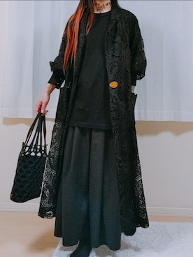 「Yohji Yamamoto（ヨウジヤマモト）のアイテム（トップス）」を使った、cordeaさん（メンズ・169cm）の春コーディネート