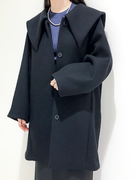 「Rouge vif（ルージュヴィフ）のアイテム（チェスターコート）」を使った、すずらんさん（レディース・161cm）の冬コーディネート