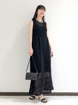 「Rouge vif（ルージュヴィフ）のアイテム（アクセサリー）」を使った、すずらんさん（レディース・161cm）の夏コーディネート