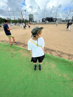 「ノースフェイス」｜(^^)さん（レディース・162cm）の夏コーディネート