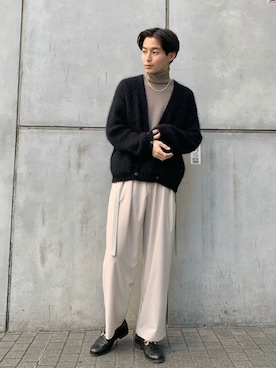 「SHAREEF（シャリーフ）のアイテム」を使った、YUTAKAさん（メンズ・183cm）の秋コーディネート