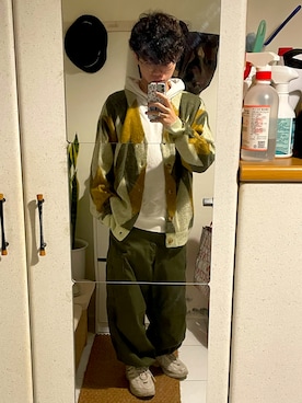 「improves（インプローブス）のアイテム（トップス）」を使った、ユンさん（メンズ・174cm）の冬コーディネート