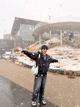 「ILL'S（イルズ）のアイテム」を使った、ユンさん（メンズ・174cm）の春コーディネート