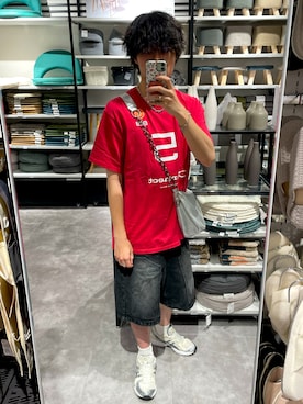 「アイテム（リング）」を使った、ユンさん（メンズ・174cm）の夏コーディネート