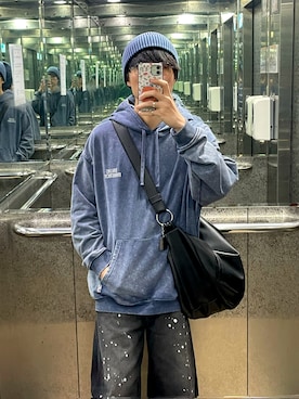 「ILL'S（イルズ）のアイテム」を使った、ユンさん（メンズ・174cm）の冬コーディネート