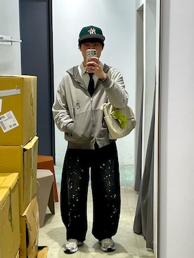 「ILL'S（イルズ）のアイテム」を使った、ユンさん（メンズ・174cm）の冬コーディネート