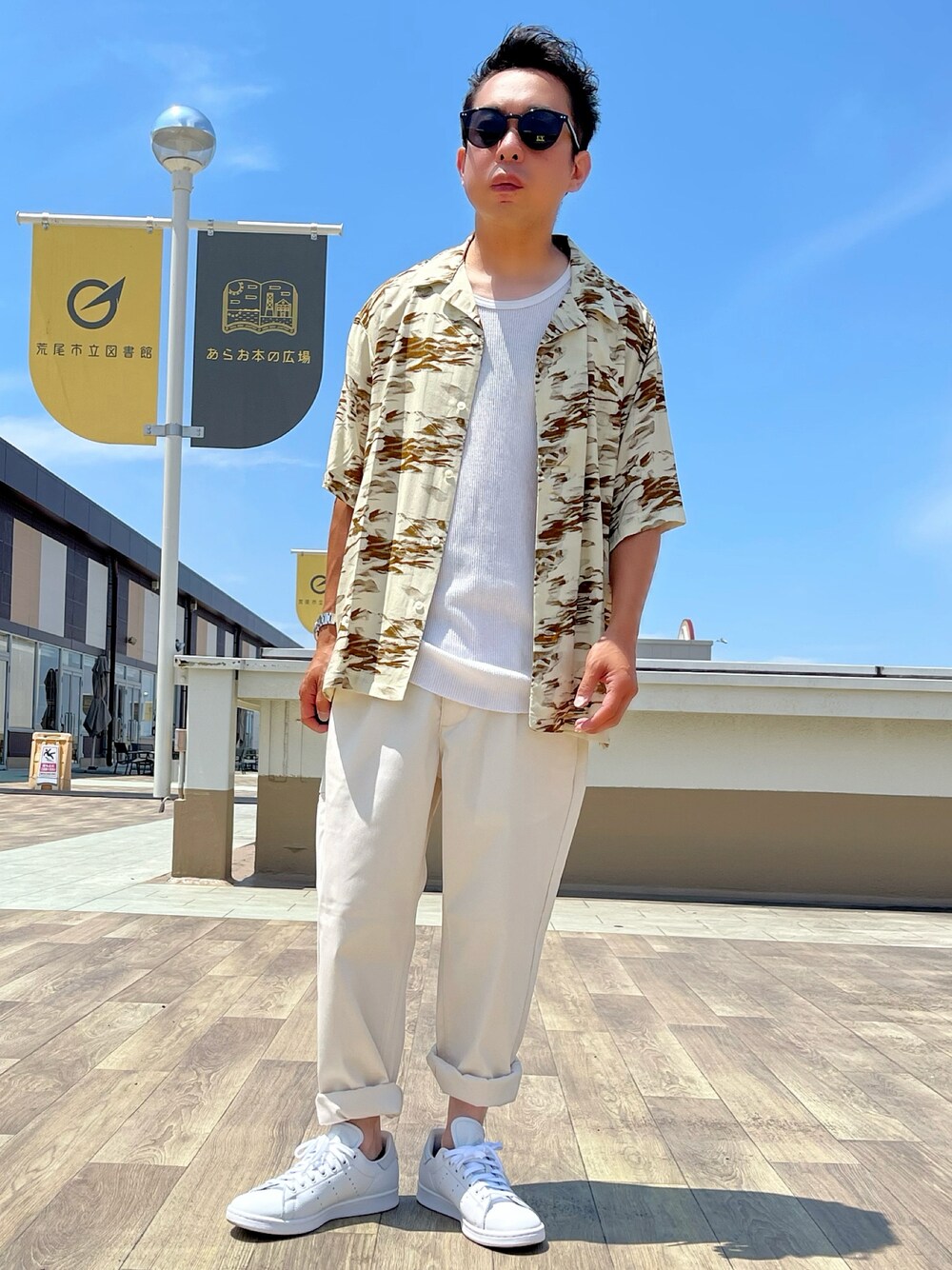 JEORDIE'S ホワイト カジュアルパンツ 50 JEORDIE'S ホワイト カジュアルパンツ 50