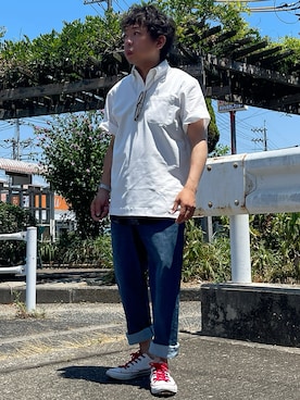 「UNITED ARROWS（ユナイテッドアローズ）のアイテム」を使った、はせぴょんさん（メンズ・159cm）の夏コーディネート