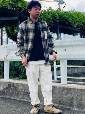 「アイテム（トップス）」を使った、はせぴょんさん（メンズ・159cm）の秋コーディネート
