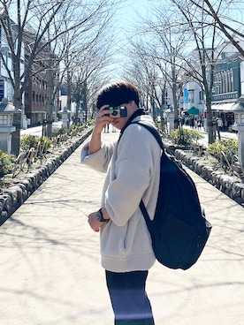 「アパレルスタッフ」｜「アイテム（スラックス）」を使った、hayato130531さん（メンズ・160cm）の春コーディネート