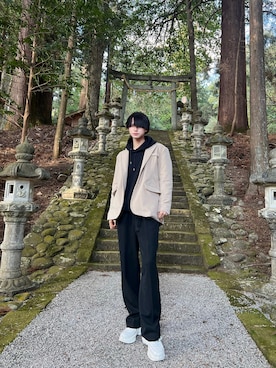 「Espina（エスピナ）のアイテム」を使った、クロスケ（kuro_suke）さん（メンズ・174cm）の春コーディネート