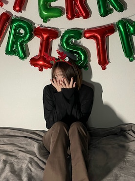 「インスタフォローしてね！」｜なぎささん（レディース・167cm）の冬コーディネート