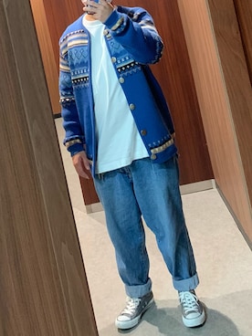 「HAMNETT（ハムネット）のアイテム」を使った、けんたろー。さん（メンズ・163cm）の秋コーディネート