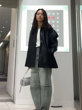 「SENSE OF PLACE by URBAN RESEARCH（センスオブプレイスバイアーバンリサーチ）のアイテム（その他アウター）」を使った、str127さん（レディース・161cm）の冬コーディネート