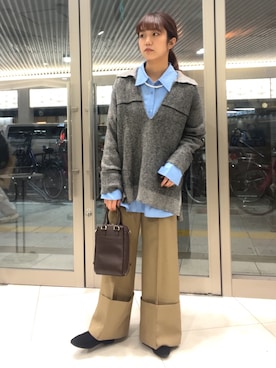 「アイテム（その他シューズ）」を使った、amiさん（レディース・161cm・20代）の秋コーディネート