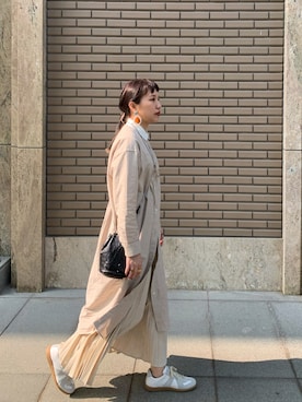 「MUJI」｜「アイテム（ワンピース/ドレス）」を使った、H__i__h__iさん（レディース・165cm）の秋コーディネート