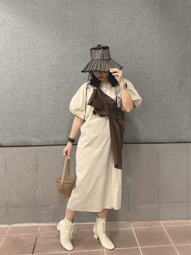 「STAUD（スタウド）のアイテム」を使った、H__i__h__iさん（レディース・165cm）の秋コーディネート
