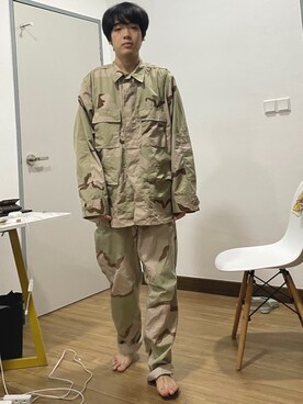 「アメリカ軍」｜shimonhondacivicさん（メンズ・169cm）の冬コーディネート