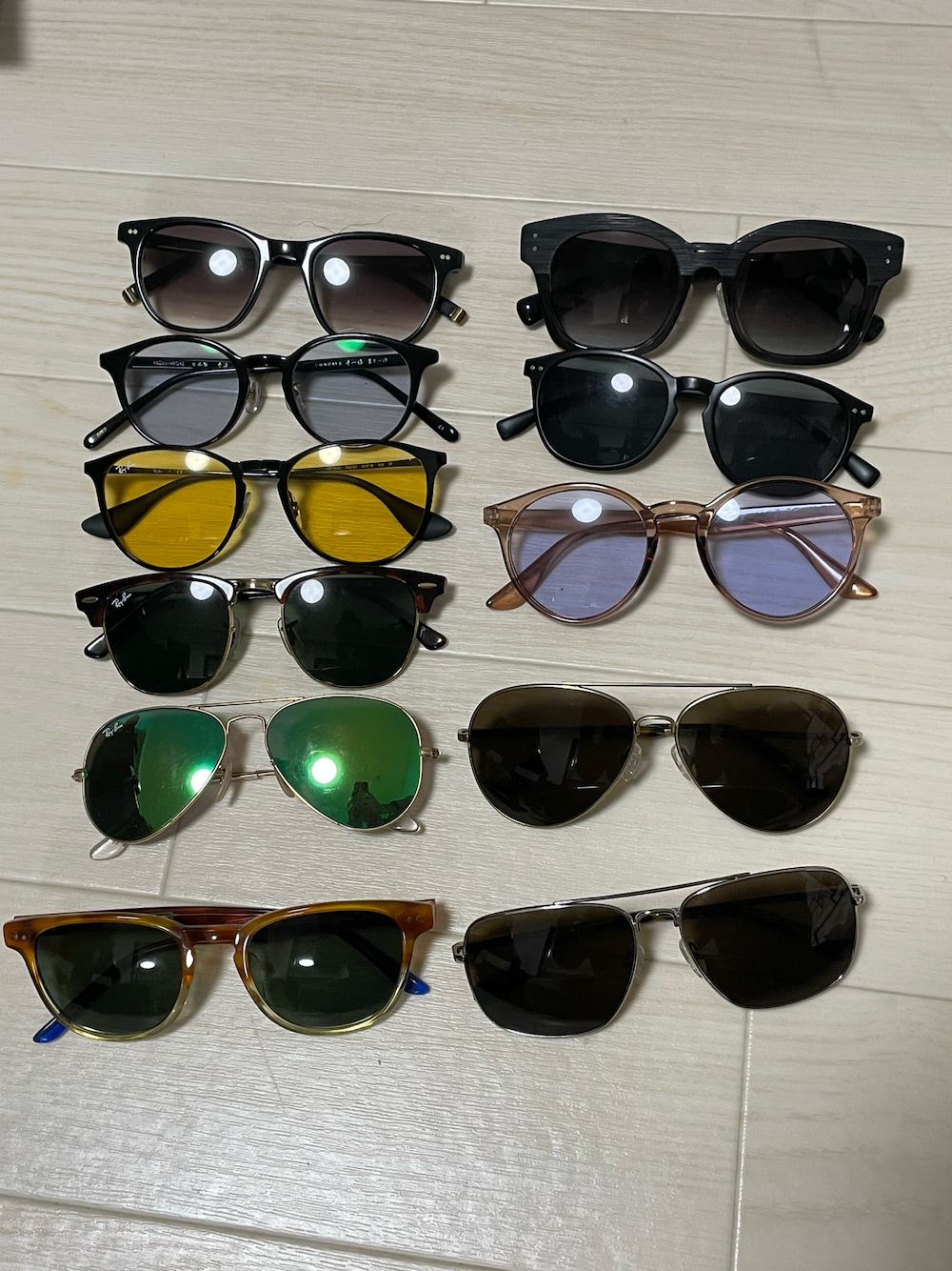 「サングラス、サングラス男子、メガネ男子、相互フォロー、メンズファッション、カラーレンズ、モスコット、レイバン、休日コーデ、メンズコーデ、vintage、クラブマスター、アビエータ―、コレクション、いいね、save、フォローお願いします🤑」｜「MOSCOTのアイテム（サングラス、ブラック系）」を使った、Takahiroさん（メンズ・172cm）の冬コーディネートの1枚目の写真