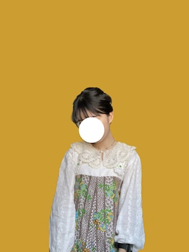 「古着女子」｜「アイテム（アクセサリー）」を使った、ぴーさん（レディース・158cm）の春コーディネート