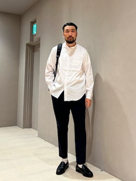 「アイテム（バックパック/リュック）」を使った、muraoさん（メンズ・175cm）の夏コーディネート