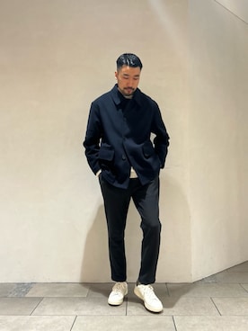 「トレンド」｜「アイテム（その他アウター）」を使った、muraoさん（メンズ・175cm）の秋コーディネート