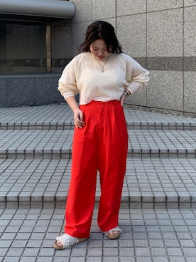 田口七海さん（レディース・151cm）の春コーディネート