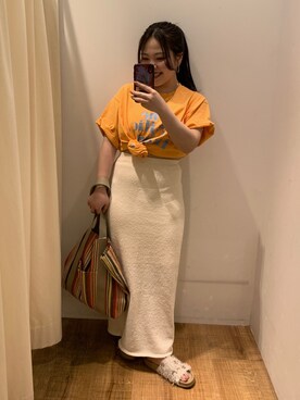 田口七海さん(レディース・151cm)の春コーディネート