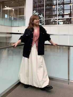 田口七海さん(レディース・151cm)の夏コーディネート