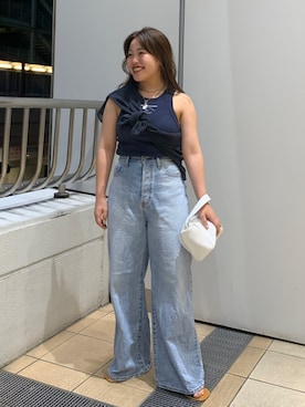 田口七海さん（レディース・151cm）の夏コーディネート