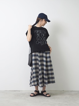 「NaRu（ナル）のアイテム」を使った、narufactoryさん（レディース・164cm）の夏コーディネート