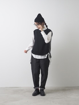 「NaRu（ナル）のアイテム」を使った、narufactoryさん（レディース・164cm）の秋コーディネート